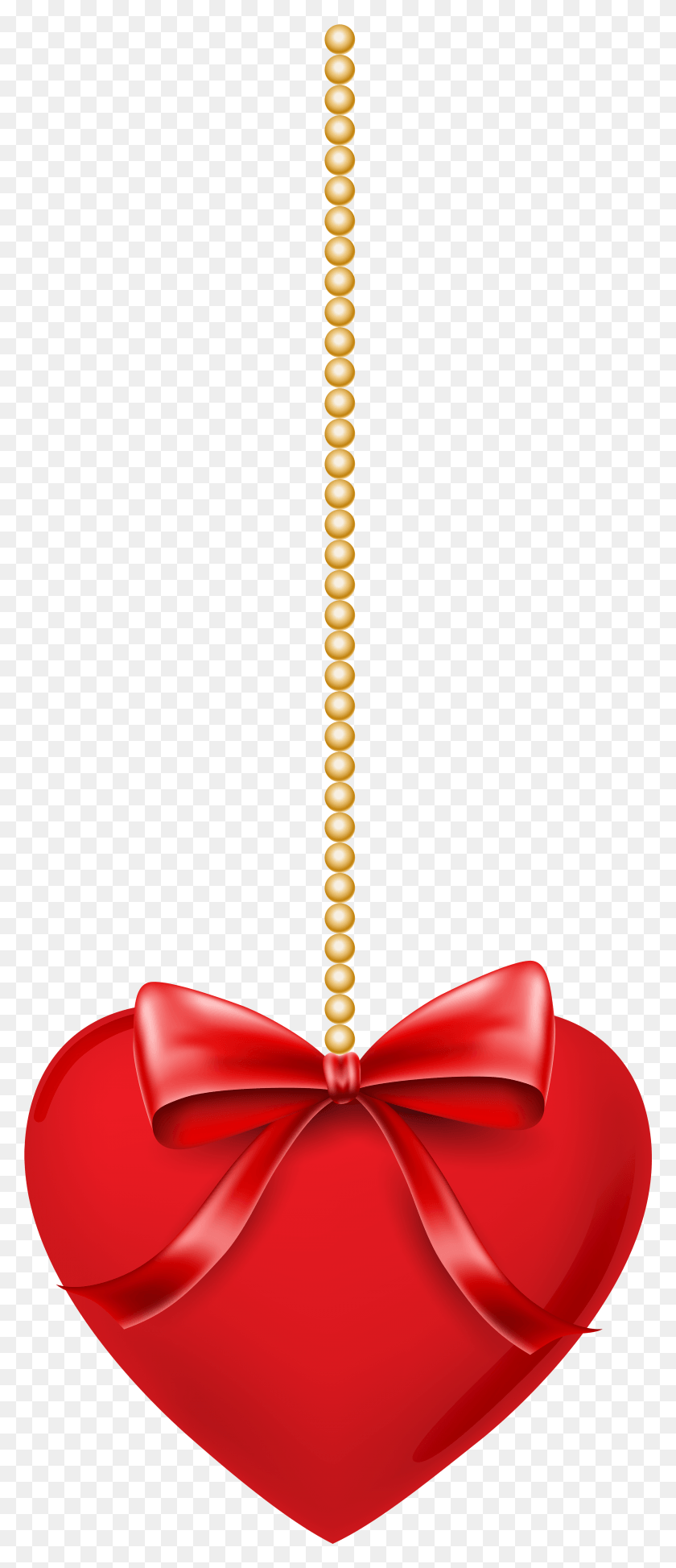 3276x7926 View Full Size Hanging Heart Clipart, Bead, Accessories, Accessory HD PNG Download