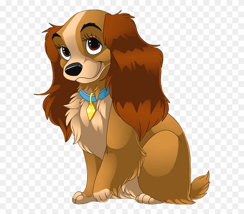 613x677 View Full Size Lady And The Tramp Transparent, Animal, Pet, Mammal HD PNG Download