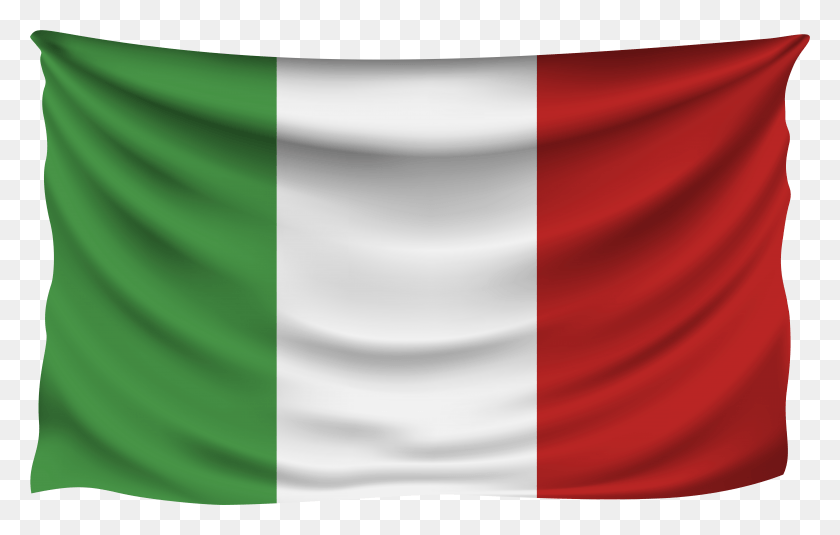7831x4776 View Full Size Transparent Italy Flag Clipart, Symbol, American Flag, Logo HD PNG Download