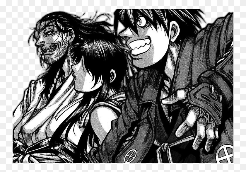 754x527 View Fullsize Drifters Image Drifters Toyohisa Oda Yoichi, Manga, Comics, Book HD PNG Download