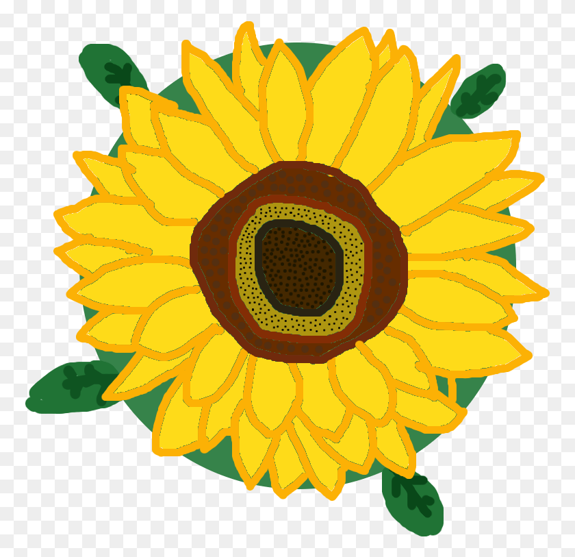 767x753 View Grove Badge Vishuddha, Plant, Sunflower, Flower HD PNG Download