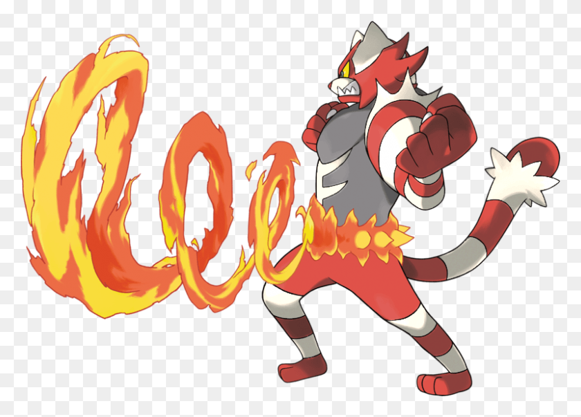 800x557 View Hgmb5ep Incineroar Z Move, Person, Human, Text HD PNG Download