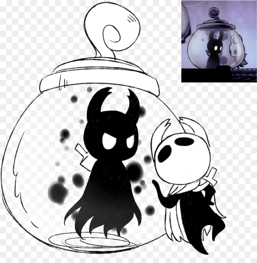 1136x1159 View High Resolution Hollow Knight Shade Lord, Stencil, Lamp, Pottery, Book PNG