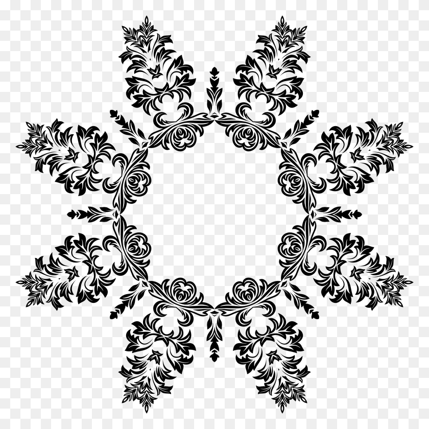 2312x2312 View Images Clipart Decorative Ornamental Floral Flourish Illustration, Gray, World Of Warcraft HD PNG Download