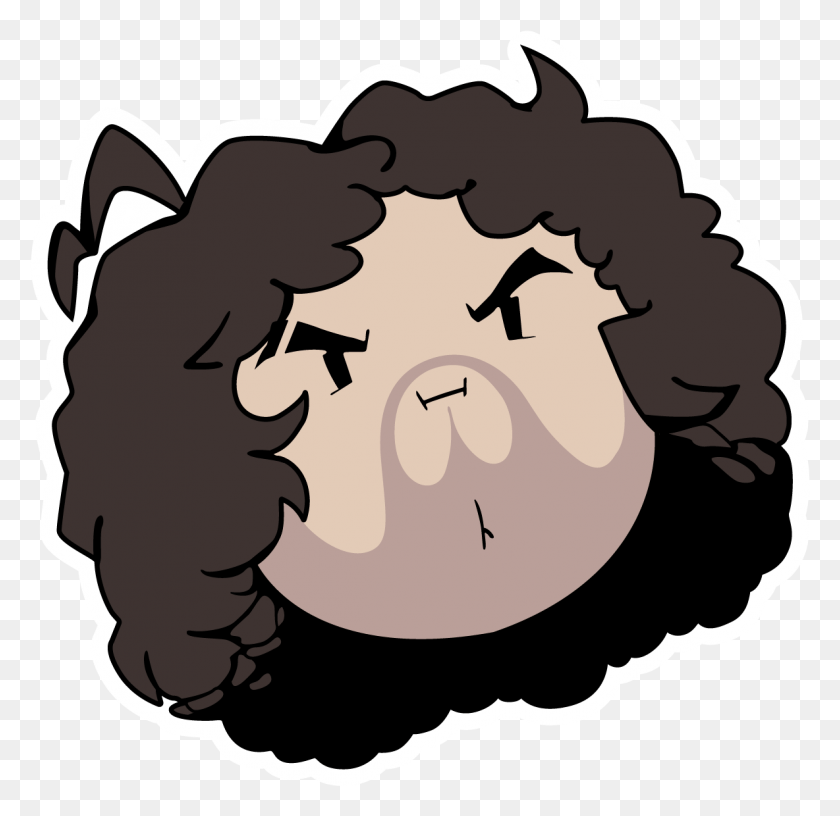 1184x1149 View Img 0080 Game Grumps Danny Head, Face, Stencil HD PNG Download