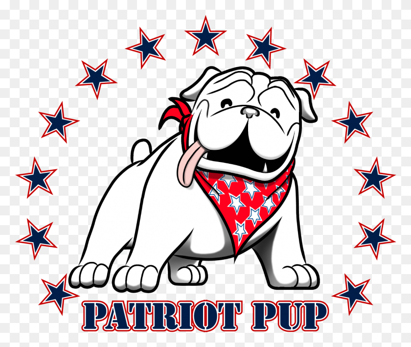 1246x1037 View Larger Image Patriot Pup Logo Patriotic Mascot For Middle School, Symbol, Star Symbol, Poster HD PNG Download