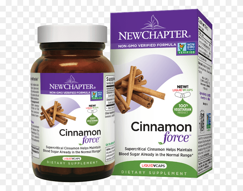 629x600 View Larger New Chapter Cinnamon Force, Label, Text, Food HD PNG Download