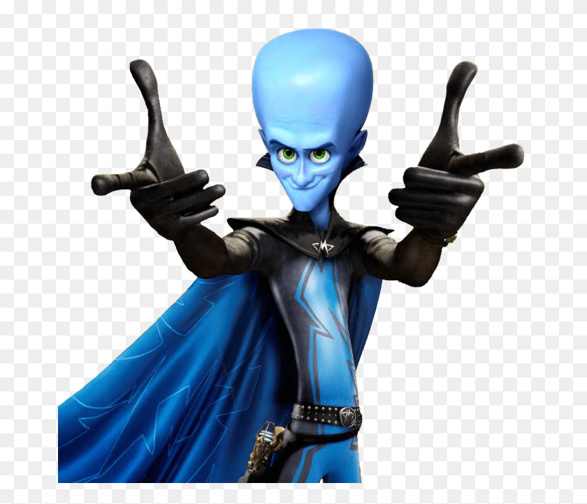 674x661 View Megamind Monsters Vs Aliens Big Head, Hand, Person, Human HD PNG Download