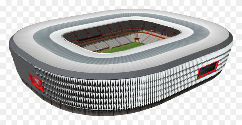 838x405 Посмотреть Еще 3D Модель Стадиона, Здание, Арена, Коврик Hd Png Скачать