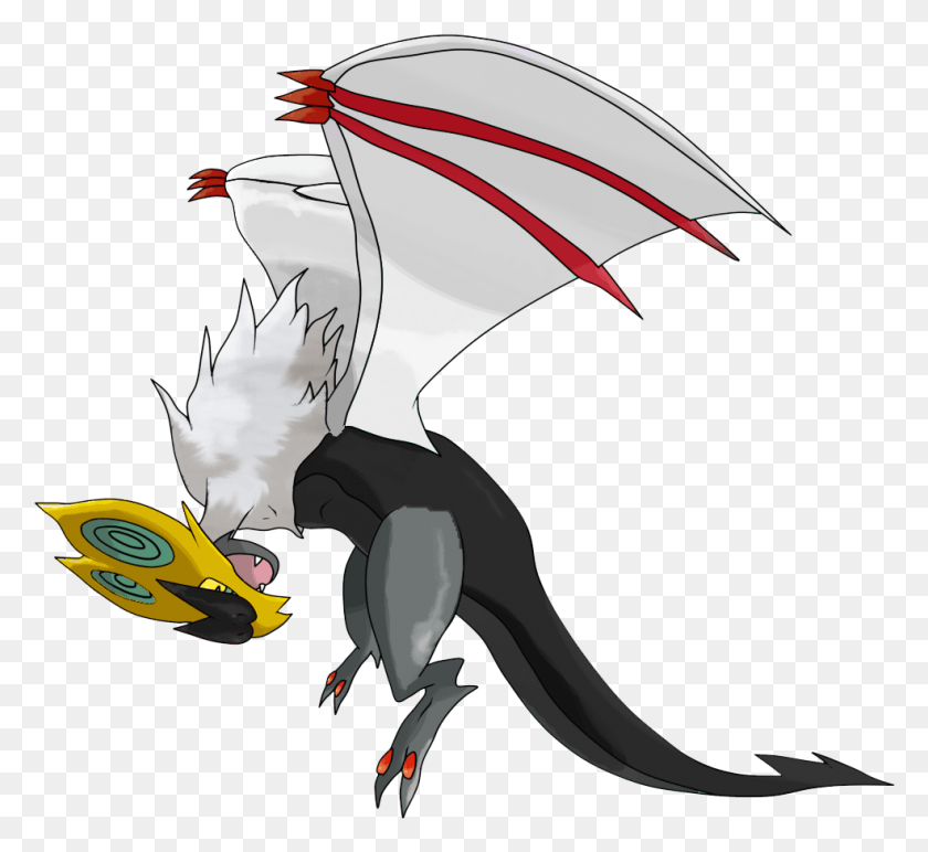 985x900 View Noivern Illustration, Dragon, Eagle, Bird HD PNG Download