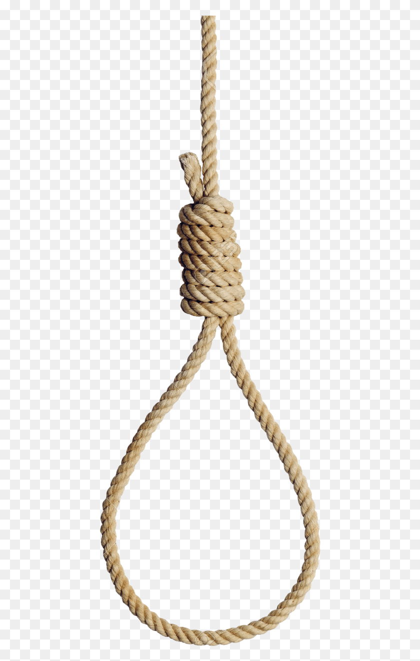 442x1263 View Noose Rope Image Noose, Knot HD PNG Download