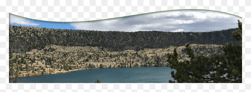 1200x382 View Of Mountains Trees And Water Tarn, Nature, Outdoors, Land HD PNG Download
