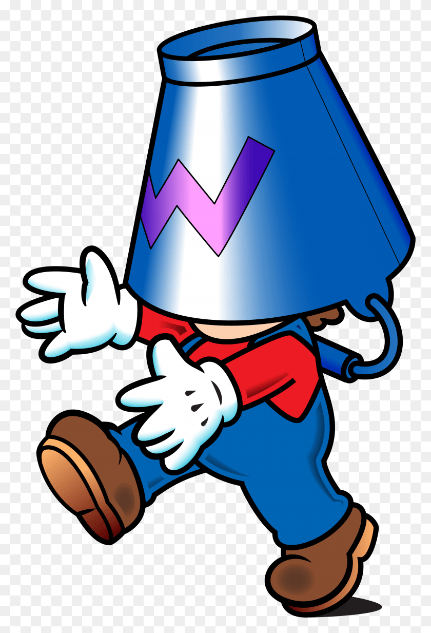 2580x3881 View Original Image Mario Bucket, Clothing, Apparel, Party Hat HD PNG Download