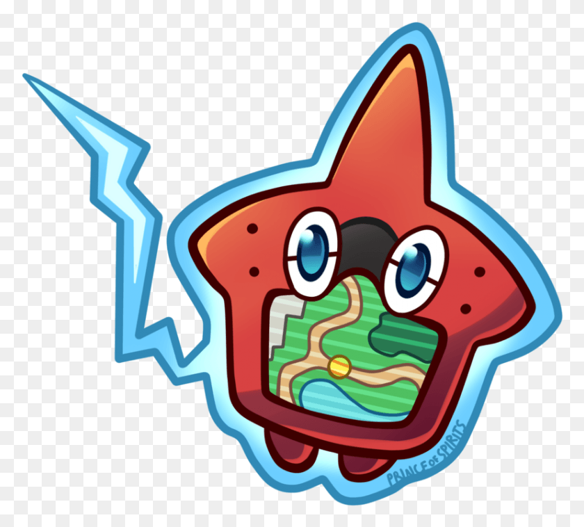 828x742 View Rotom Rotom Dex, Label, Text, Rubber Eraser HD PNG Download