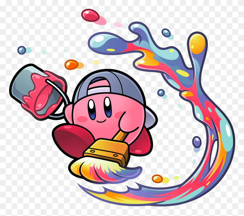 2844x2497 View Samegoogleiqdbsaucenao 1466482881554 Kirby Painting, Graphics HD PNG Download