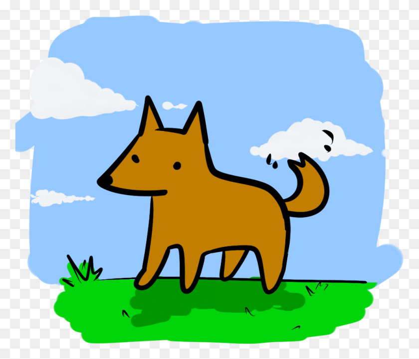 990x840 View Samegoogleiqdbsaucenao Doggo Cartoon, Млекопитающее, Животное, Волк Hd Png Скачать