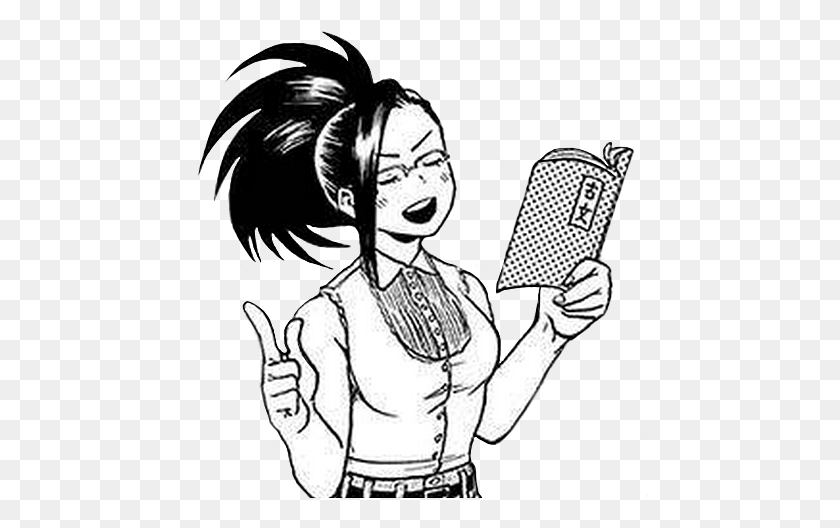 457x468 View Samegoogleiqdbsaucenao Expert Momo Yaoyorozu Manga, Person, Human HD PNG Download