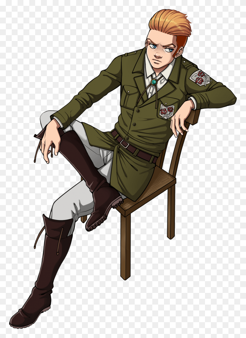 1385x1944 View Samegoogleiqdbsaucenao Garrison Boy Sitting, Человек, Человек, Одежда Hd Png Скачать