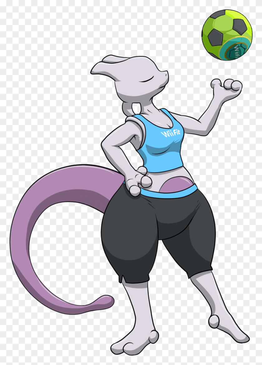 901x1280 View Samegoogleiqdbsaucenao Mewtwo Fit Fix Sexy Female Mewtwo, Soccer Ball, Ball, Soccer HD PNG Download