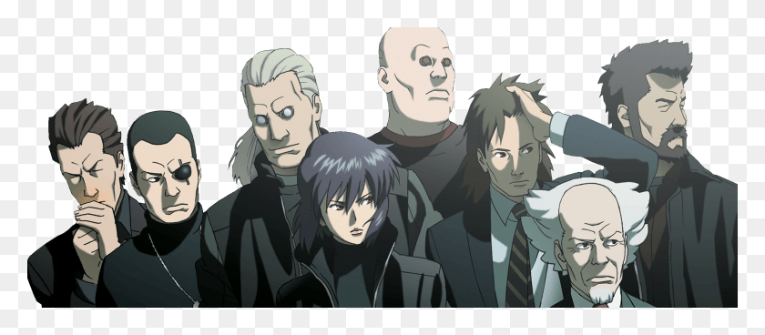 2216x876 View Samegoogleiqdbsaucenao Section 9 Ghost In The Shell Cast Animation, Manga, Comics, Book HD PNG Download