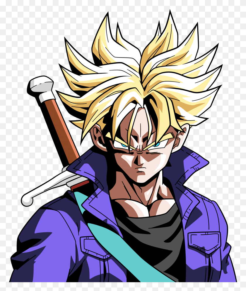 1554x1857 Descargar Png / Trunks, Manga, Comics, Libro Hd Png