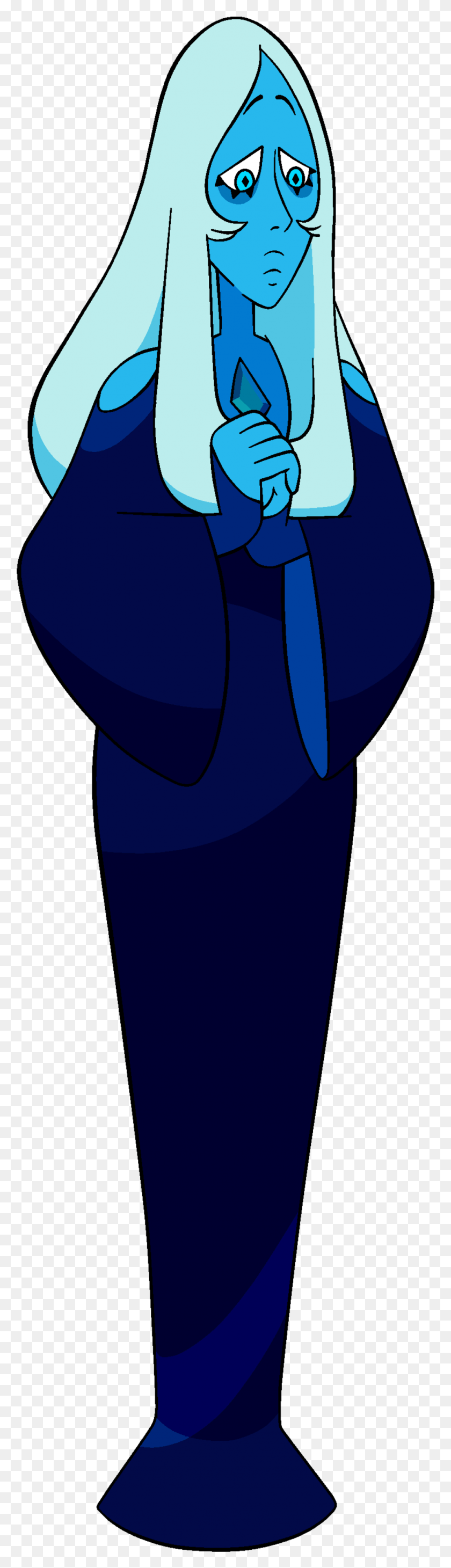 969x3555 View Somberdiamond Steven Universe Characters Blue Diamond, Clothing, Apparel, Person HD PNG Download