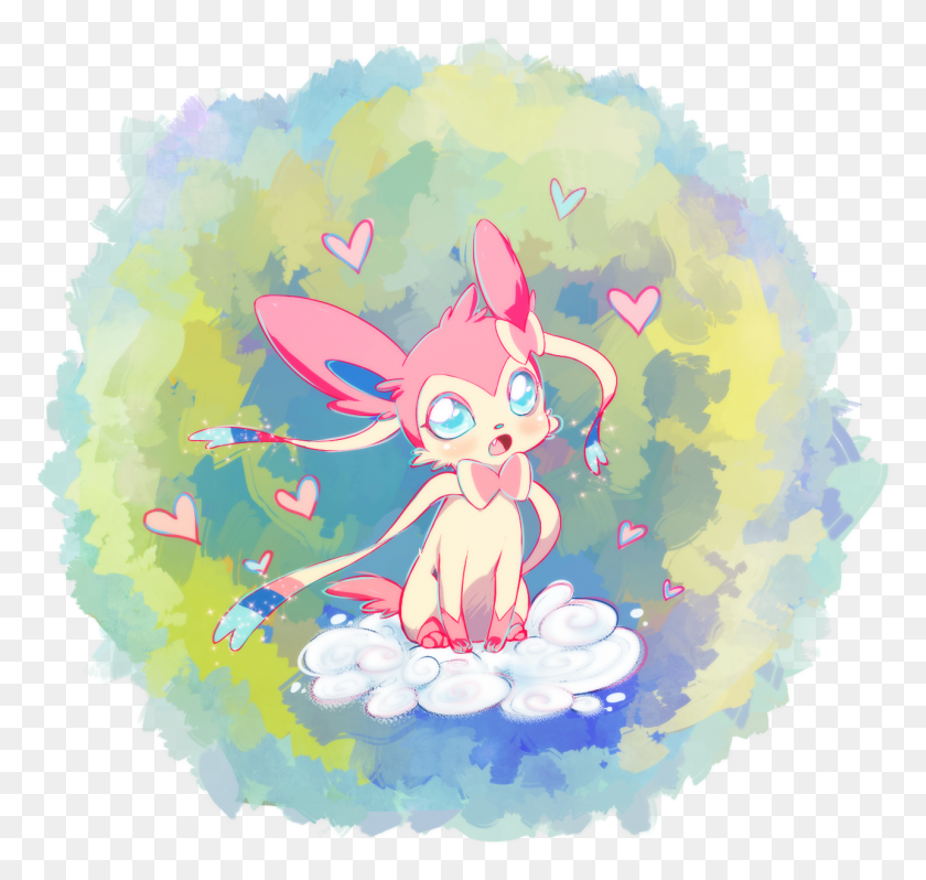 1286x1218 View Sylveon Sylveon, Graphics, Floral Design HD PNG Download