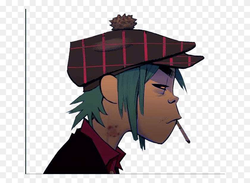 670x556 Views Gorillaz Demon Days Deluxe, Clothing, Apparel, Label HD PNG Download