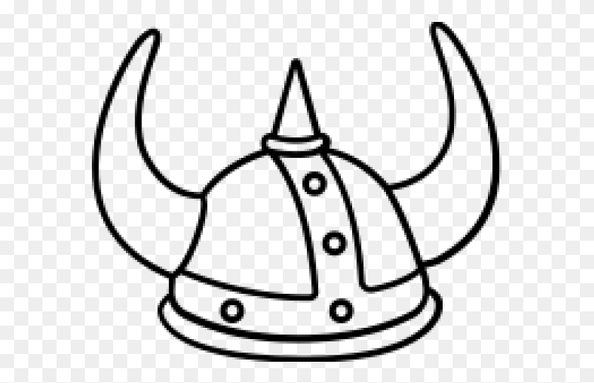 581x481 Viking Hat Coloring Page, Gray, World Of Warcraft HD PNG Download