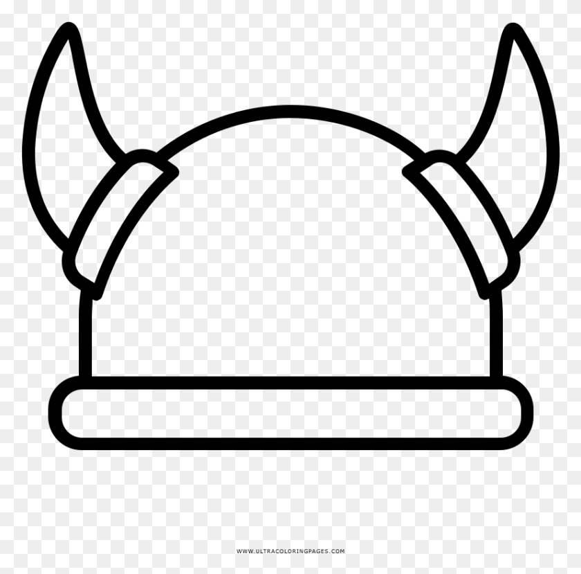 827x816 Viking Helmet Coloring, Gray, World Of Warcraft HD PNG Download