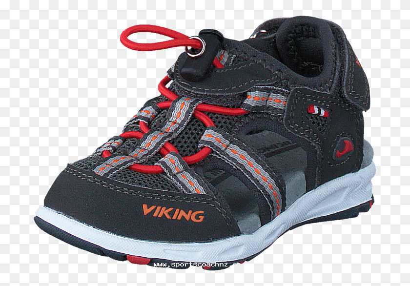 705x526 Viking Thrill Charcoalred 49035 07 Womens Synthetic Cross Training Shoe, Clothing, Apparel, Footwear HD PNG Download