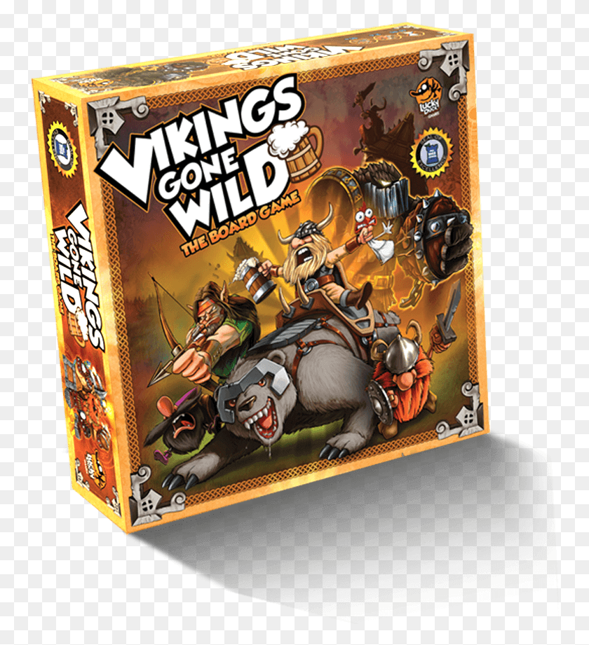 754x861 Vikings Gone Wild Board Game, Person, Human, Box HD PNG Download