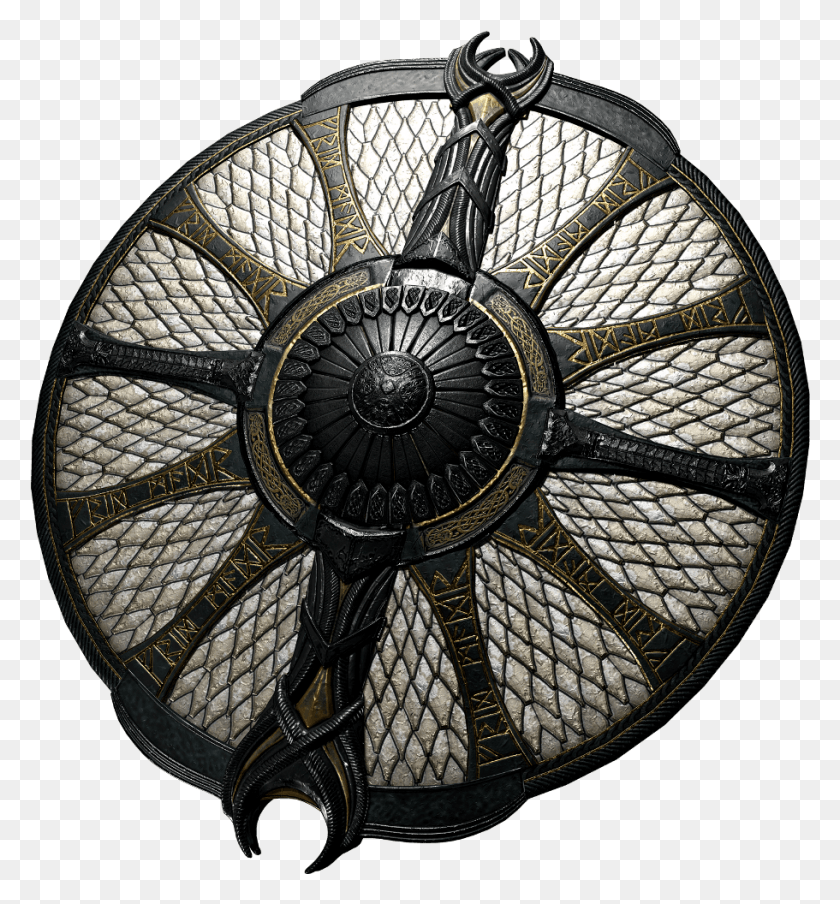 911x986 Vikingshield Viking Norse Shield Godofwar Kratos God Of War Cake, Armor, Clock Tower, Tower HD PNG Download