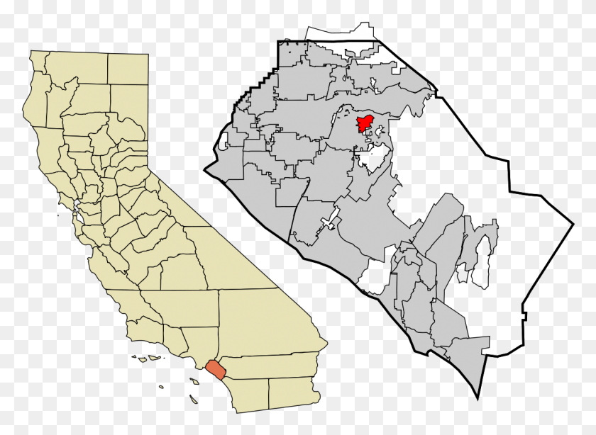 1141x811 Вилла Парк Калифорния Карта Калифорнии Йорба Линда, Диаграмма, Участок, Атлас Hd Png Скачать