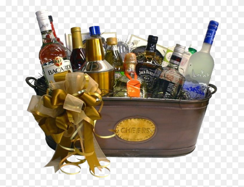 670x585 Villages Alzheimers Family Support Walk Gift Baskets Liquor Gift Baskets, Beer, Alcohol, Beverage HD PNG Download