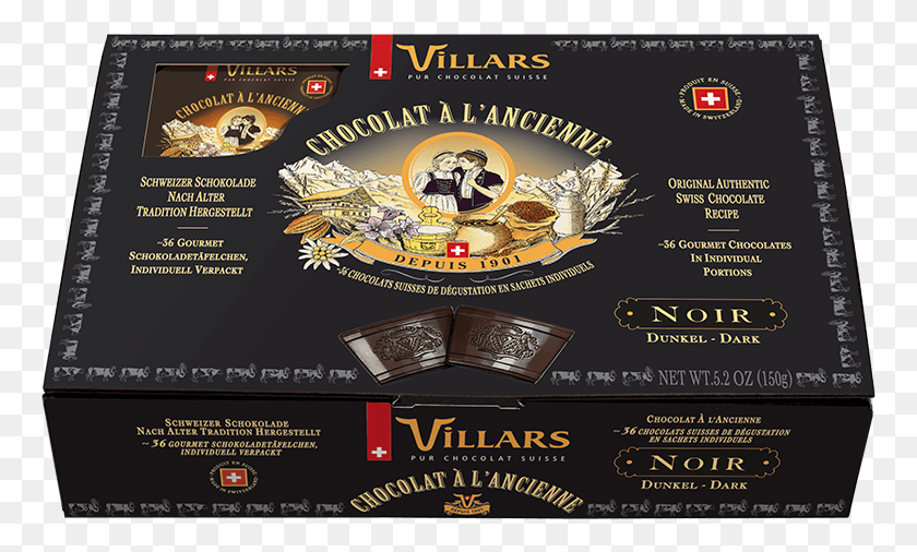 765x446 Descargar Png Villars Old Fashioned Swiss Black Chocolate Degustación Villars Chocolate, Flyer, Poster, Paper Hd Png