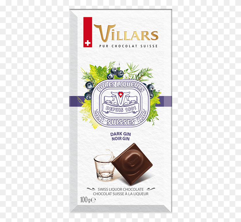 360x713 Villars Swiss Dark Chocolate Bar Filled With Gin Villars Chocolate, Advertisement, Poster, Text HD PNG Download