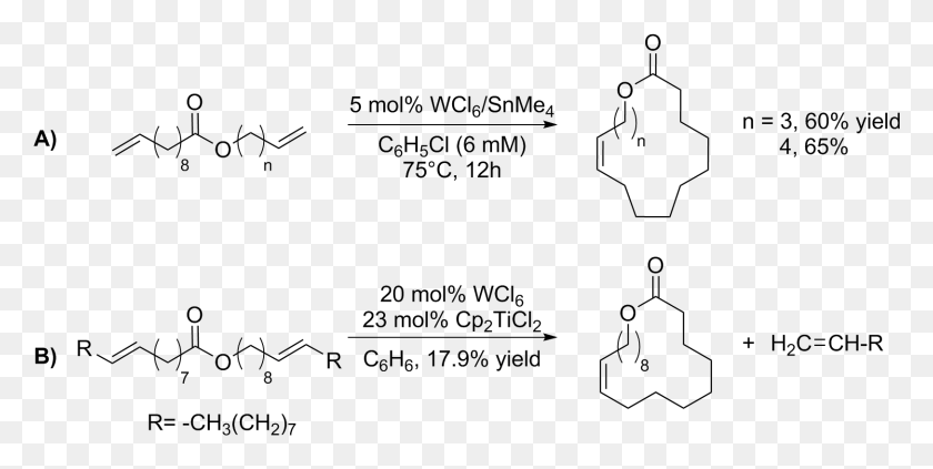 1624x757 Villemin And Tsuji Initial Macrolide Syntheses Ring Closing Metathesis Macrocycles, Text, Alphabet, Crowd HD PNG Download