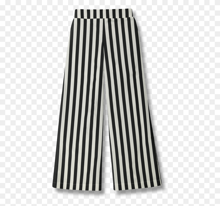 443x728 Vimma Trousers Ilona Stripes Black White Xs L Skirt, Pants, Clothing, Apparel HD PNG Download