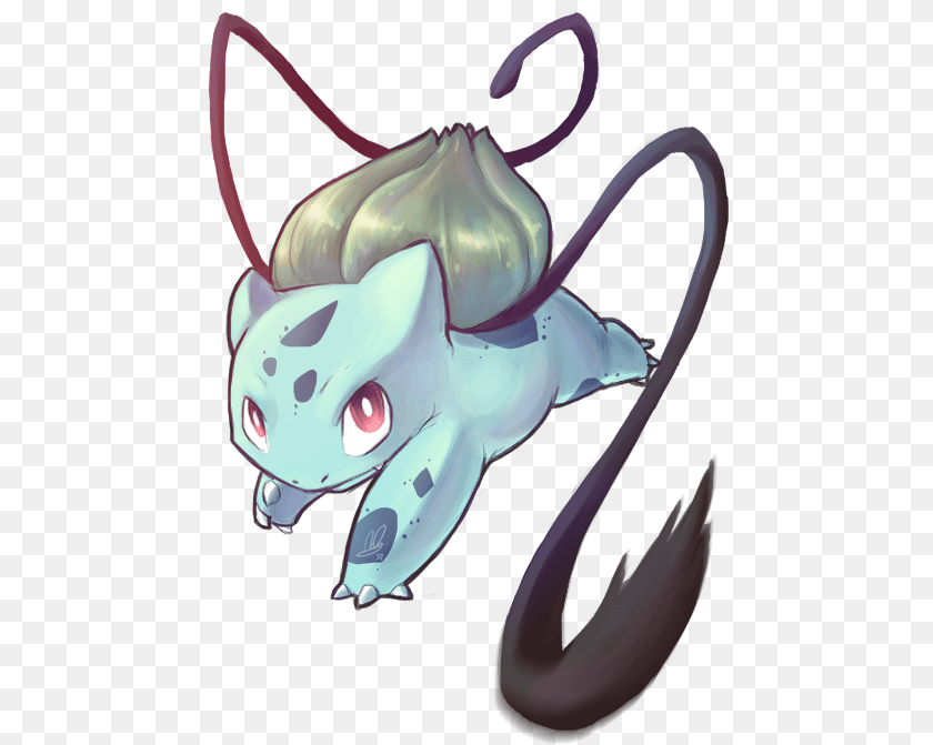 471x671 Vine Whip By Lanmana Bulbasaur Vine Whip, Animal, Sea Life Transparent PNG