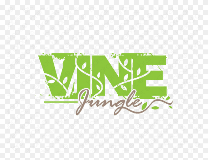 1100x829 Vinejungle Logo Design Included With Business Name Calligraphy, Text, Advertisement, Poster HD PNG Download