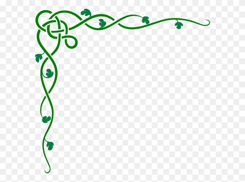 600x565 Vines Clipart Greenery, Floral Design, Pattern, Graphics HD PNG Download