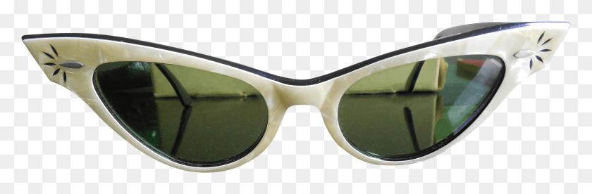 1927x535 Descargar Png Gafas De Sol Ojo De Gato Bampl Ray Ban De Los Años 50 Vintage De Color Caqui, Gafas, Accesorios, Accesorio Hd Png