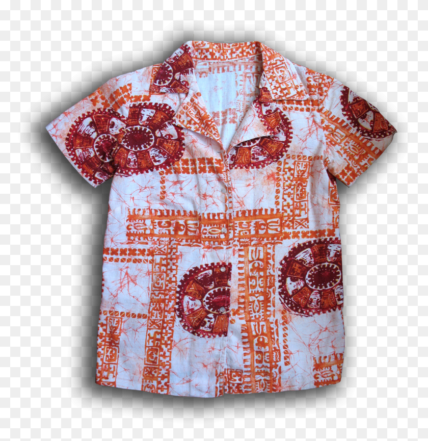 1175x1213 Vintage Aloha Shirt Crop Shirt, Clothing, Apparel, Blouse Descargar Hd Png