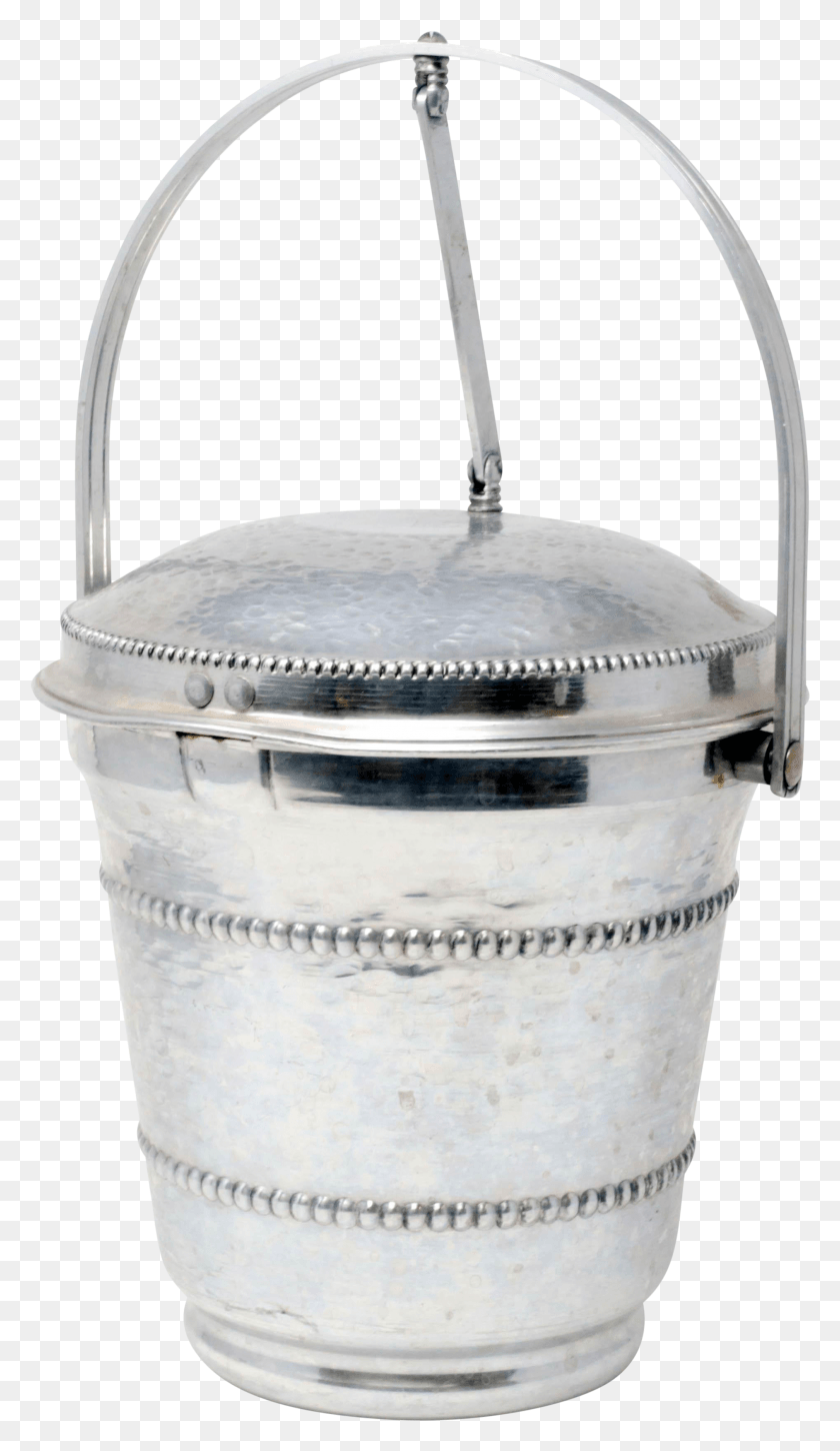 1884x3358 Vintage Aluminum Ice Bucket With Articulating Lid On Picnic Basket, Milk, Beverage, Drink HD PNG Download