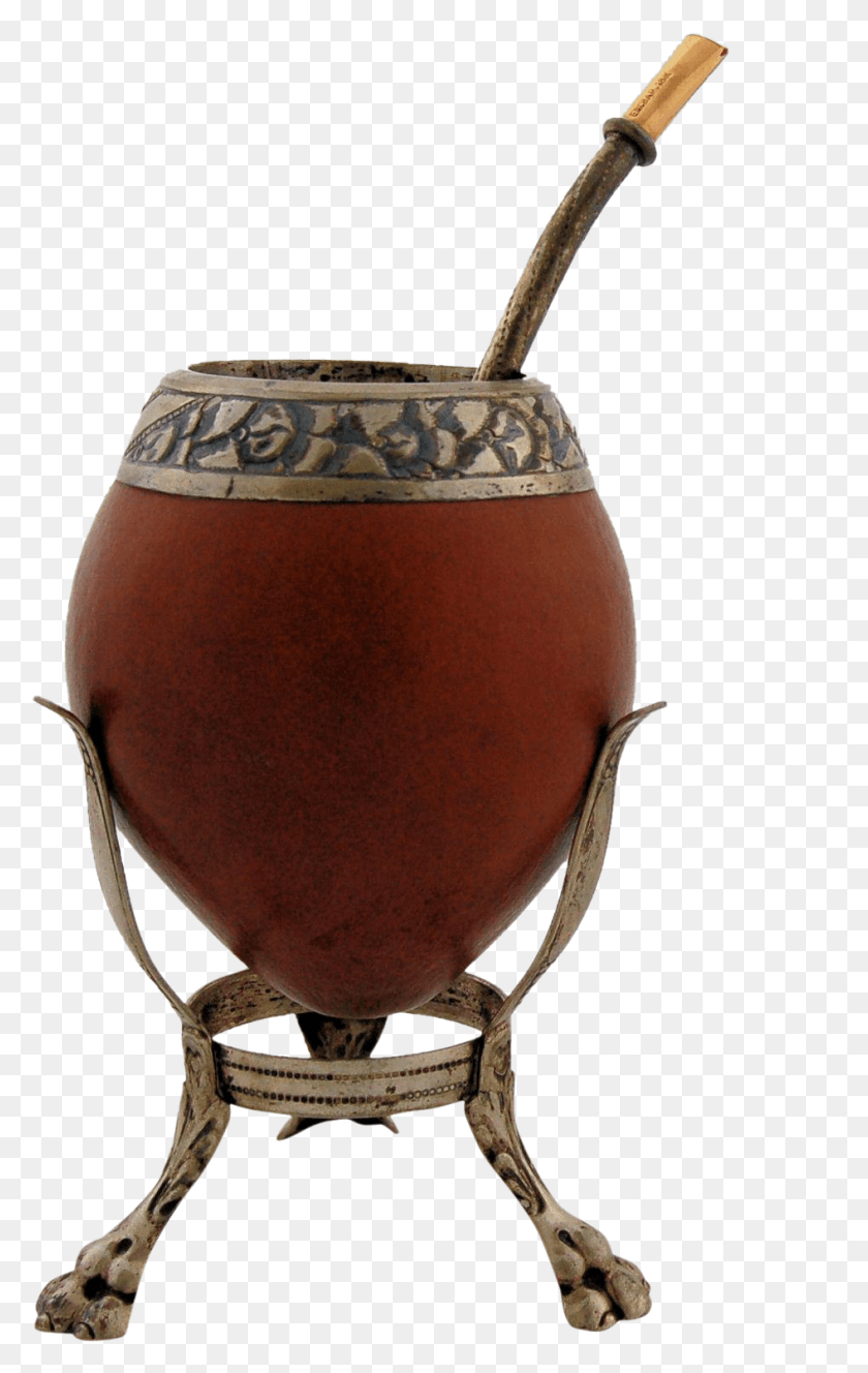 946x1539 Vintage Argentina Yerba Mate Gourd And Bombilla Alpaca Beer, Pottery, Jar, Bowl HD PNG Download