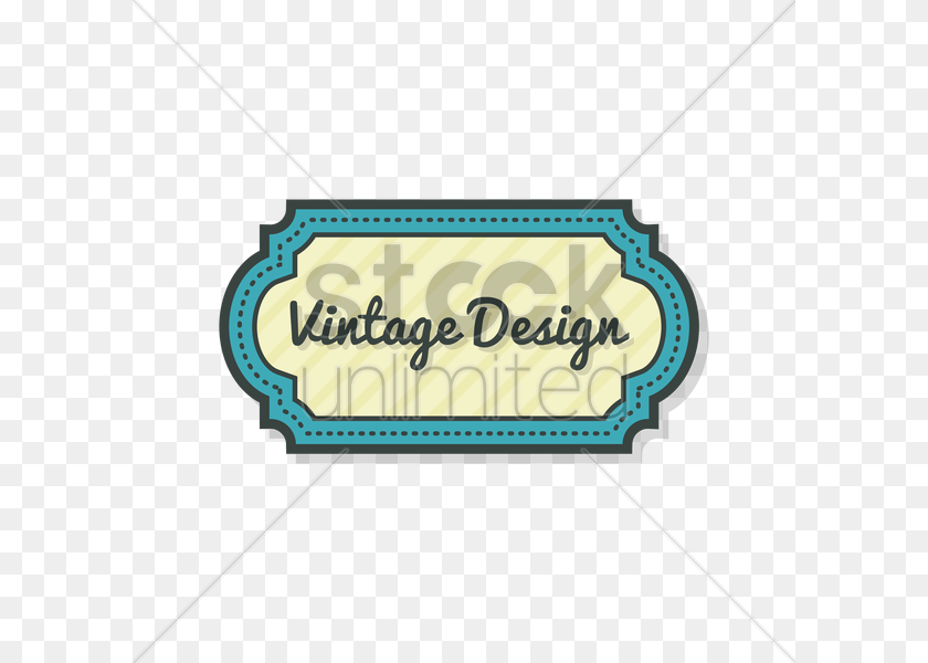 Vintage Banner Vector Image, Paper, Text, Sticker Clipart PNG