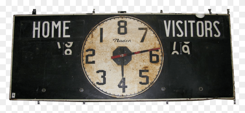 992x417 Vintage Basketball Scoreboard Vintage Hockey Score Board, Analog Clock, Clock, Clock Tower HD PNG Download