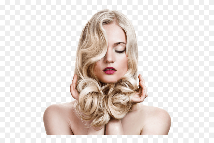 506x501 Vintage Blow Out Hair, Blonde, Woman, Girl HD PNG Download