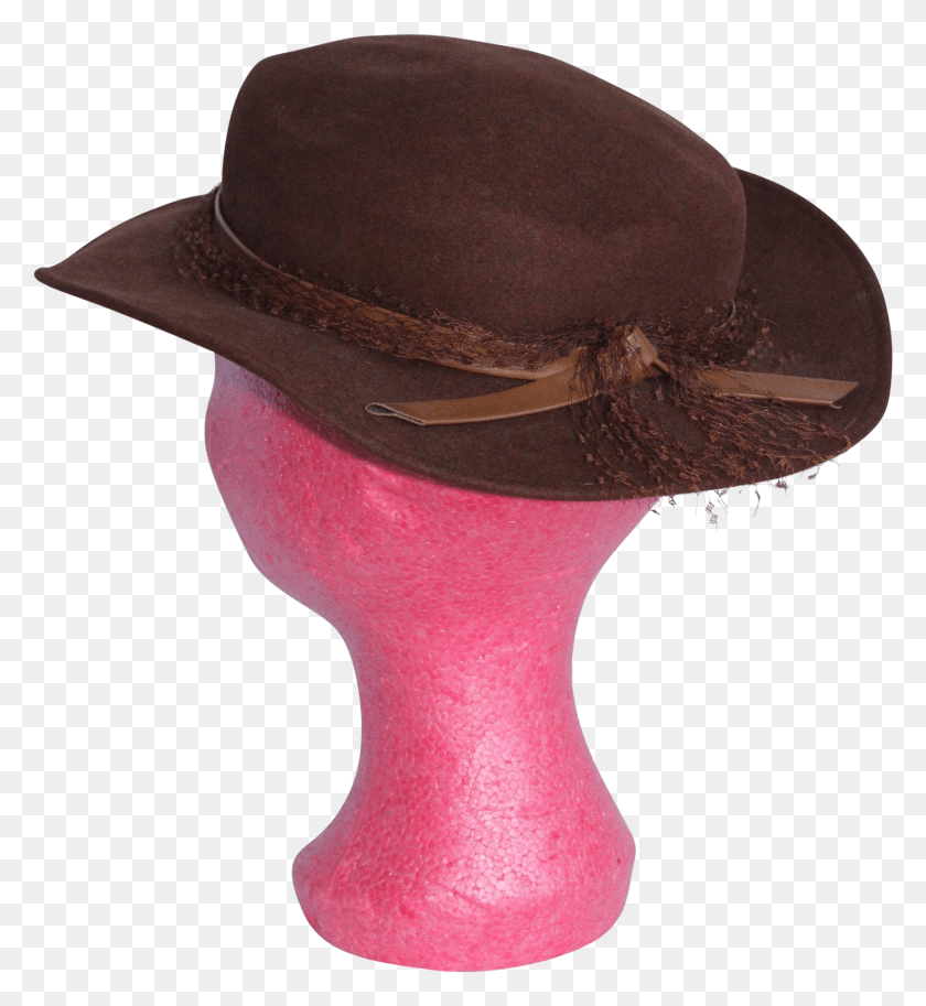 1778x1945 Vintage Brown Bowler Cowboy Hat, Clothing, Apparel, Hat HD PNG Download